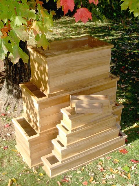 Teak Planter/Tree Box - 48x20x20 - DomEx Hardwoods