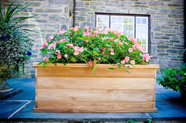 Teak Planter/Tree Box - 48x20x20 - DomEx Hardwoods