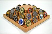 Coin Display "Lazy Susan" (Oak)