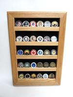 Coin Display - "open wall" (oak)