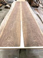 Black Walnut Veneer (figured!) - 2 pcs, 14-15"W x 124"L