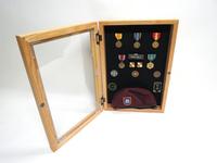 Shadow Box w/ glass door (oak)