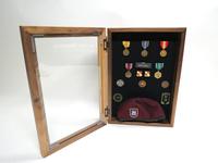 Shadow Box w/ glass door (walnut)