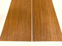 Teak Veneer (q-sawn) - 2 pcs,  5"W x 87"L